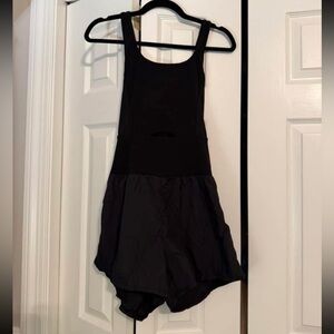 Black Athletic Romper